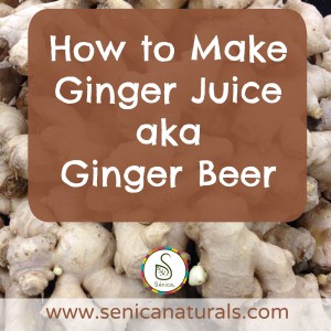 How to make ginger juice beer