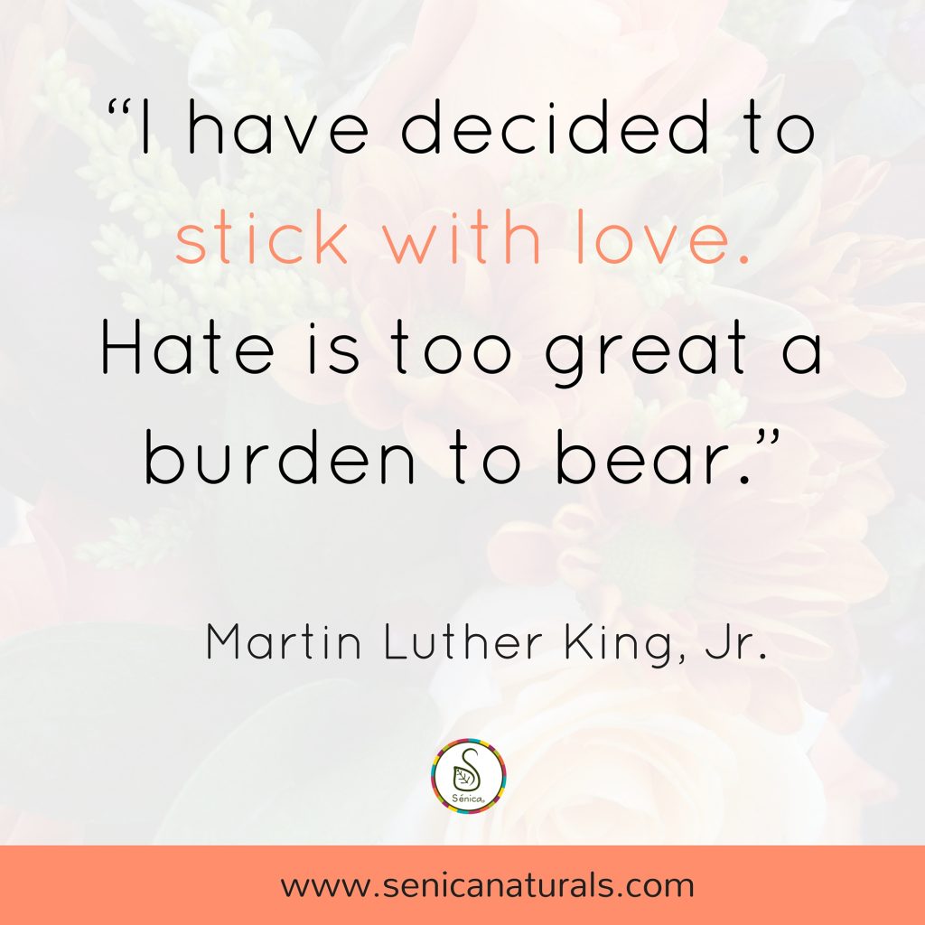 Stick with love MLKJr Quote